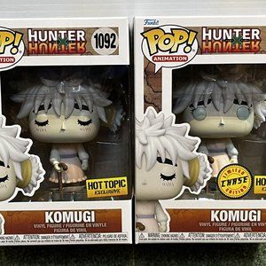 Komugi Chase and Common Set Funko Pop! Hunter X Hunter #1092 Hot Topic Exclusive